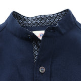 REFLAXバンドカラーシャツ【Made in Japan】