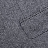 カノニコフランネル無地スーツ【Made in Japan】
