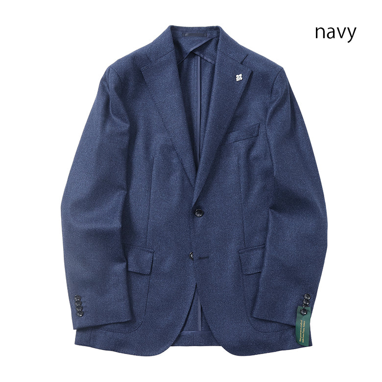 Fly Jacket】ロロピアーナ杢ツイル無地ジャケット【Made in Japan