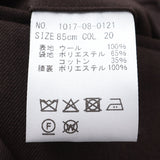 グレースウールツイル無地パンツ(ノータック)【Made in Japan】