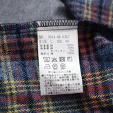フロントメランジチェックデニムシャツ【Made in Japan】
