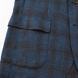 【Fly Jacket】ロロ・ピアーナツイルチェックジャケット【Made in Japan】