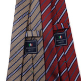カラーストライプネクタイ【Made in Italy】