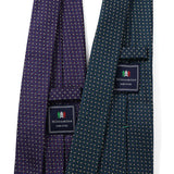 マイクロダイヤ小紋ネクタイ【Made in Italy】