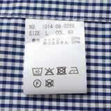 ギンガムチェックボタンダウンシャツ【Made in Japan】