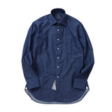 GIZAコットン形態安定セミワイドシャツ【Made in Japan】