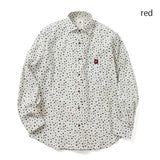 コーデュロイ総柄プリントシャツ【Made in Japan】