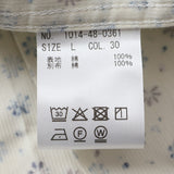 コーデュロイ総柄プリントシャツ【Made in Japan】