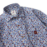 コーデュロイ総柄プリントシャツ【Made in Japan】