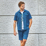 ReflaxRリネンライクショートパンツ【Made in Japan】