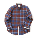 ネルチェックボタンダウンシャツ【Made in Japan】