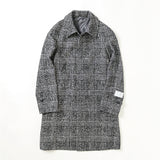 バルカラーラグラングレンチェックコート【Made in Japan】
