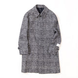 バルカラーラグラングレンチェックコート【Made in Japan】