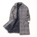 バルカラーラグラングレンチェックコート【Made in Japan】