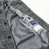 バルカラーラグラングレンチェックコート【Made in Japan】