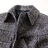 バルカラーラグラングレンチェックコート【Made in Japan】