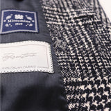 バルカラーラグラングレンチェックコート【Made in Japan】