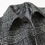 バルカラーラグラングレンチェックコート【Made in Japan】