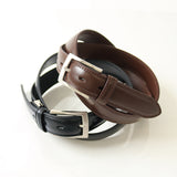 同色ステッチレザーベルト【Made in Japan】