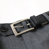 同色ステッチレザーベルト【Made in Japan】