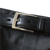 同色ステッチレザーベルト【Made in Japan】