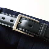 同色ステッチレザーベルト【Made in Japan】