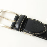 ベージュステッチレザーベルト【Made in Japan】