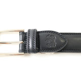 同色ステッチレザーベルト【Made in Japan】