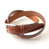 ベージュステッチレザーベルト【Made in Japan】