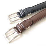 同色ステッチレザーベルト【Made in Japan】