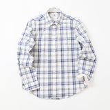 綿100%パナマチェックシャツ【Made in Japan】