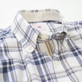 綿100%パナマチェックシャツ【Made in Japan】