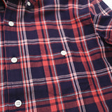 綿100%パナマチェックシャツ【Made in Japan】