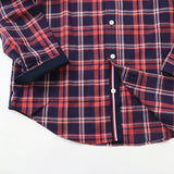 綿100%パナマチェックシャツ【Made in Japan】