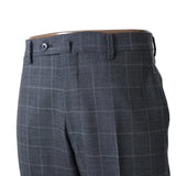 ダブルペンチェックトロピカルパンツ(ノータック)【Made in Japan】