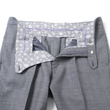 ピン無地トロピカルパンツ(ワンタック)【Made in Japan】