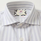 ドビーストライプシャツ【Made in Japan】