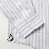 ドビーストライプシャツ【Made in Japan】