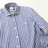 ドビーストライプシャツ【Made in Japan】