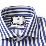 ドビーストライプシャツ【Made in Japan】