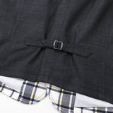 オーバーチェックアウターベスト【Made in Japan】