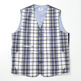 オーバーチェックアウターベスト【Made in Japan】