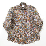 バティックフラワープリントシャツ【Made in Japan】