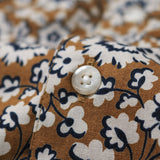 バティックフラワープリントシャツ【Made in Japan】