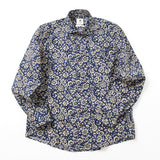 バティックフラワープリントシャツ【Made in Japan】