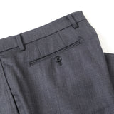 サキソニーピン無地パンツ(ノータック)【Made in Japan】