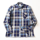 ツイルチェックシャツアウター【Made in Japan】