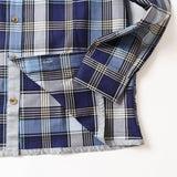 ツイルチェックシャツアウター【Made in Japan】