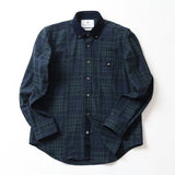 ダブルフェイスパッチワークシャツ【Made in Japan】