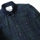 ダブルフェイスパッチワークシャツ【Made in Japan】